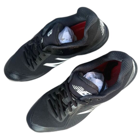New Balance - L4040v4 Baseball Cleats Black - Men's size 12 - NEW without box - Picture 3 of 8